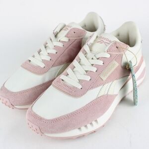 Women's Reebok Classic Leather Legacy Suede Lifestyle Sport Shoes Pink Sz. 8.5